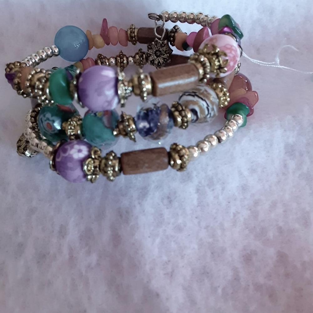 Bohemian wrap bracelet.